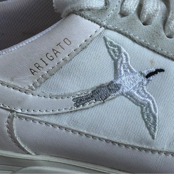 Axel Arigato White Genesis Stripe Bee Bird Sneakers Size 8.5 - Picture 4 of 15